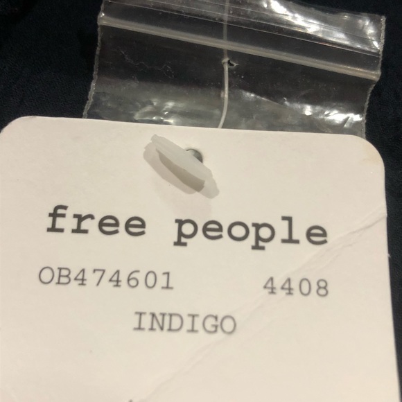 Free People Blue Kiss Kiss Tunic Top Dress Shirt S - Picture 3 of 8